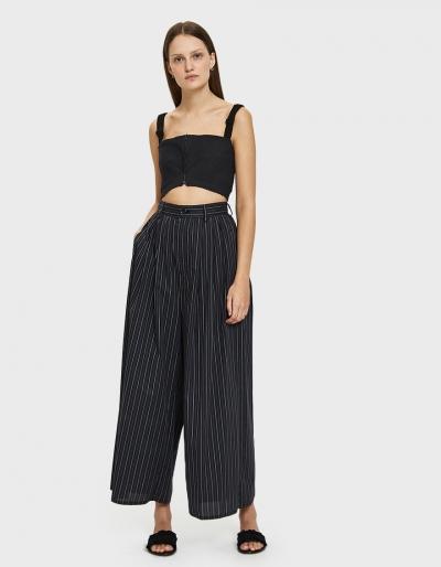 Colovos Bustier Bra Top In Black