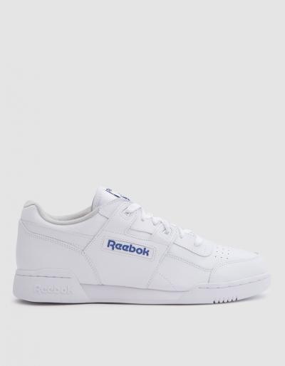 Reebok Workout Plus In White/royal
