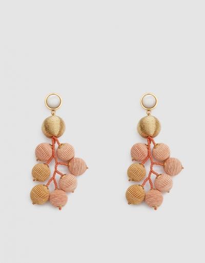 Lizzie Fortunato Meteor Coil Drop Earrings