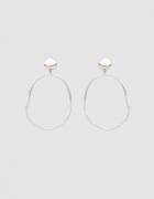 Faris Vero Silver Drop Earrings