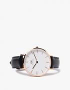 Daniel Wellington Classic Petite Sheffield In 32mm Rose Gold/black