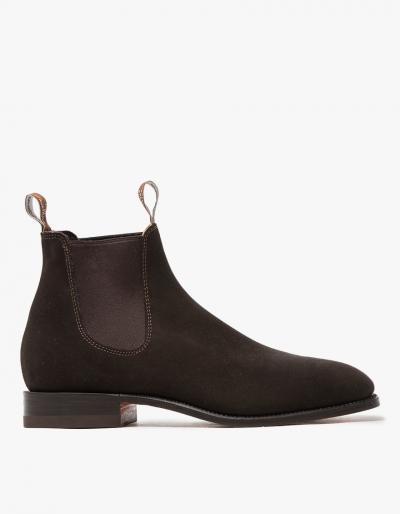 R.m. Williams Chocolate Suede Craftsman Boot