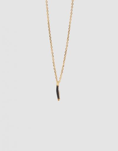 Undercover Knife Necklace In Gold