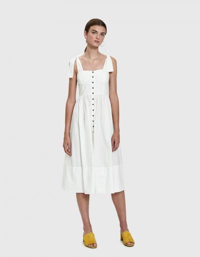Stelen Aanya Bodice Dress In White