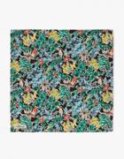 The Hill-side Pocket Square- Toucans & Bananas Print
