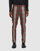 Dries Van Noten Wool Plaid Pant In Desa