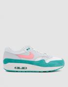 Nike Air Max 1 Sneaker In Summit White/sunset Pulse