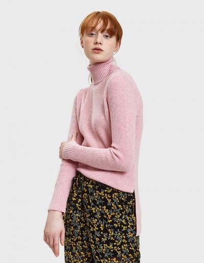 Ganni Mercer Knit Rollneck Sweater In