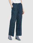 Walk Of Shame Pintuck Denim Trousers
