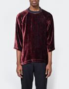 Our Legacy Raglan Tee 3/4 Paisley Velvet Jersey