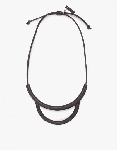 Crescioni Arc Necklace In Black