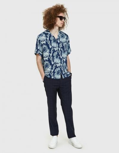 Editions M.r. Tailored Trousers In Navy