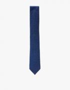 The Hill-side Standard Pointed Tie-indigo Wabash Polka Dot