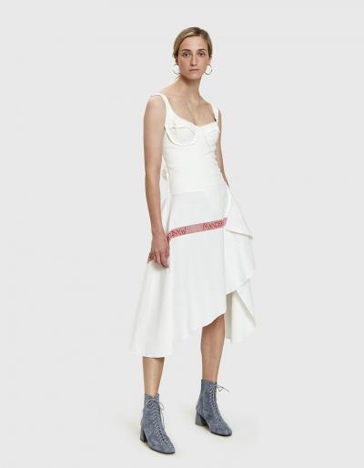 J.w. Anderson Jersey Bodice Dress