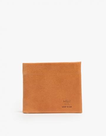 M&u Co. Bifold Wallet In Russet