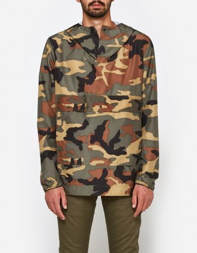 Herschel Supply Co. Voyage Anorak In Woodland Camo