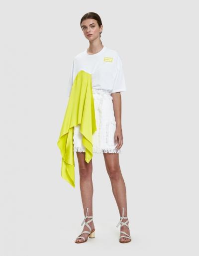 Msgm Satin Insert T-shirt