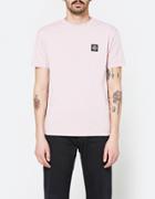 Stone Island Patch Logo T-shirt In Rose Quartz