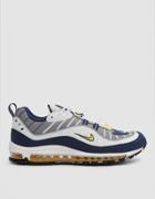 Nike Air Max 98 Shoe In White/tour Yellow