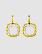 Marni Beaded Earrings In Yellow