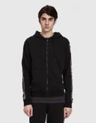 Off-white Stripe Zip Hoodie