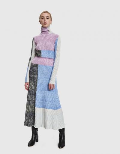 3.1 Phillip Lim Mixed Marled Patchwork