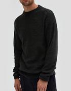 Lemaire Crewneck Sweater In Anthracite