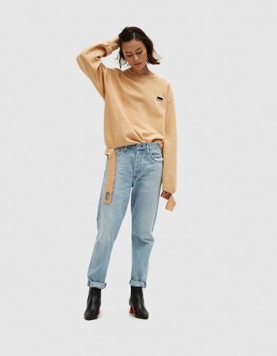 Collina Strada Sweatshirt Grommeted In Nude207