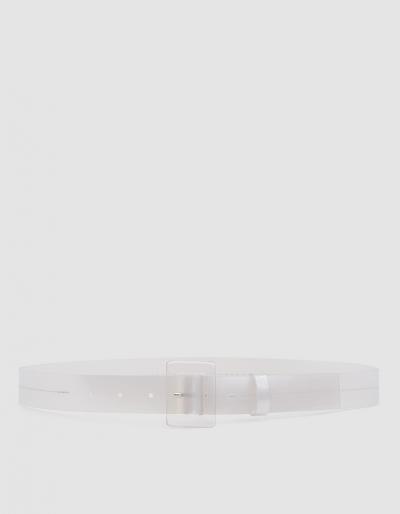 Maryam Nassir Zadeh Soledad Belt In Pearl