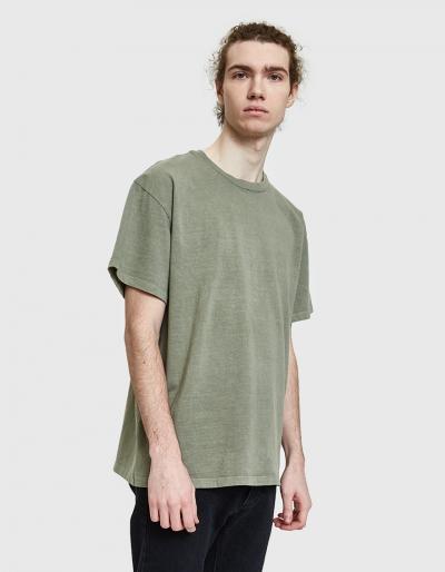 John Elliott Big Tee In Washed Army