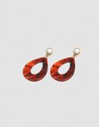 Lizzie Fortunato Tortoise Teardrop Earrings