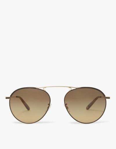 Garrett Leight Inness 55 In Dark Wave Rock/olivine Gradient