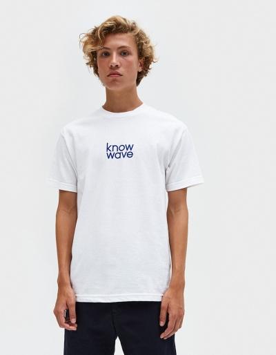 Know Wave Balanced Short-sleeve Tee In White