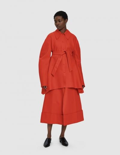 A.w.a.k.e. Raw-edge Belted Coat