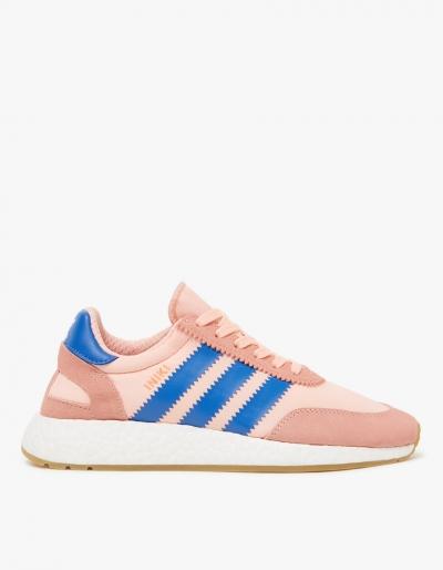 Adidas Iniki Runner In Haze Coral/blue