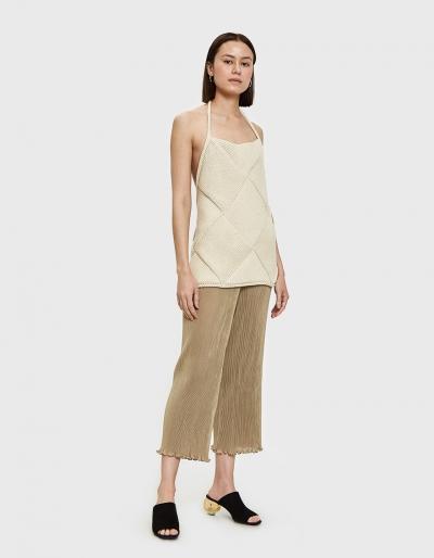 Lauren Manoogian Entrelac Halter