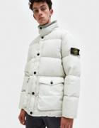 Stone Island Resin Poplin Garment Dyed Real Down Blouson