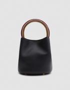 Marni Shoulder Bag In Black/raisin