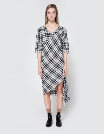 Rachel Comey Grateful Dress In Ivory/navy