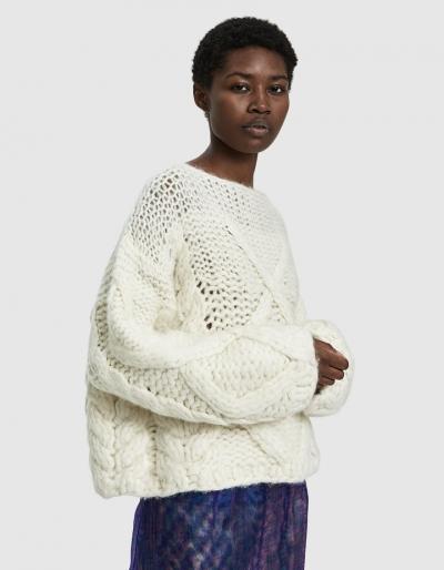 Maison Margiela Cropped Hand-knit