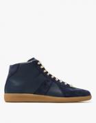 Maison Margiela High Top Replica Trainer In Navy