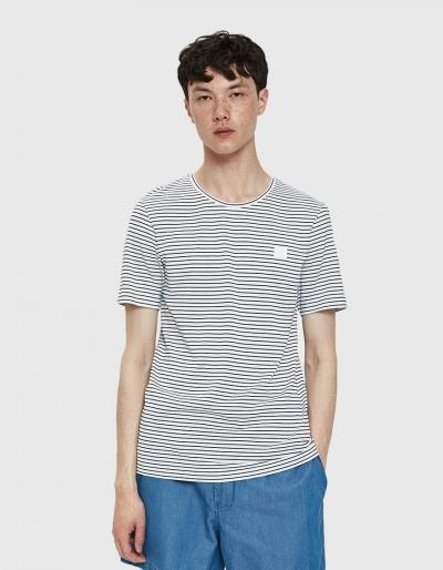 Acne Studios Nele Face Tee In White/black
