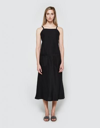 Matin Bias Cut Pocket Dress