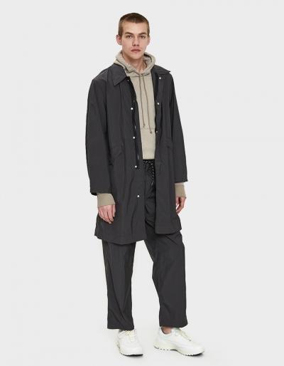 Our Legacy Breathe Plain Trouser In Black Soft Nylon Ripstop