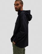 Engineered Garments Cagoule Pc Poplin Shirt In Dark Navy