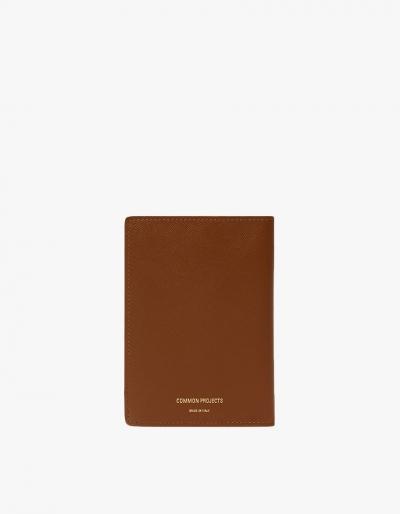 Common Projects Passport Folio In Brown