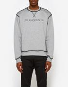 J.w. Anderson Logo Sweatshirt In Grey