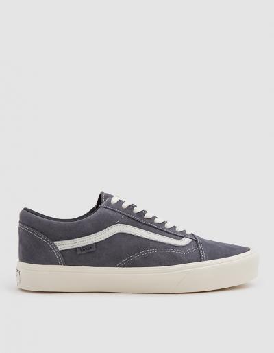 Vault By Vans Ua Old Skool Lite Lx Suede Sneaker In Grey Pinstri