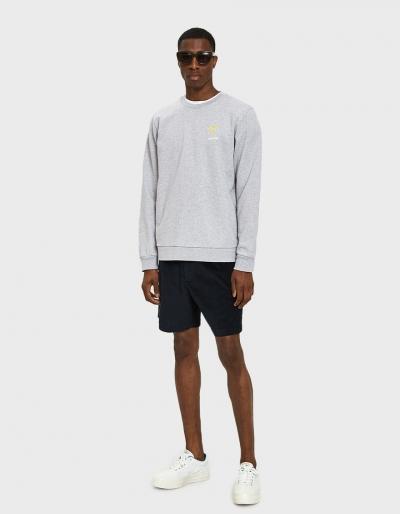 Cuisse De Grenouille Emile Crewneck Sweatshirt In Grey