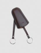 A.p.c. Theo Key Holder In Dark Brown